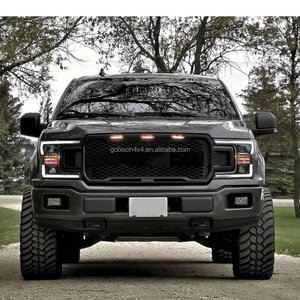 고비슨 2018 2019 액세서리 랩터 바디 킷 부품 포드 <span class=keywords><strong>F150</strong></span> 자동차 그릴에 대 한 앞 범퍼 그릴 - Product Image 4