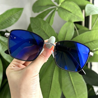 Lunettes photochromiques populaires anti-lumière bleue pour homme, avec protection UV400, monture métallique, verres photogray.