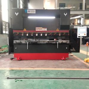 WC67K-63T/2500 çin dokunmatik ekran TP10S denetleyici hidrolik makas pres 3MM plaka bükme makinesi - Product Image 1