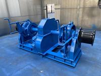 Treuil de tirage d'ancre électrique hydraulique marin 220KN pour fournisseur maritime, treuil à double ancre
