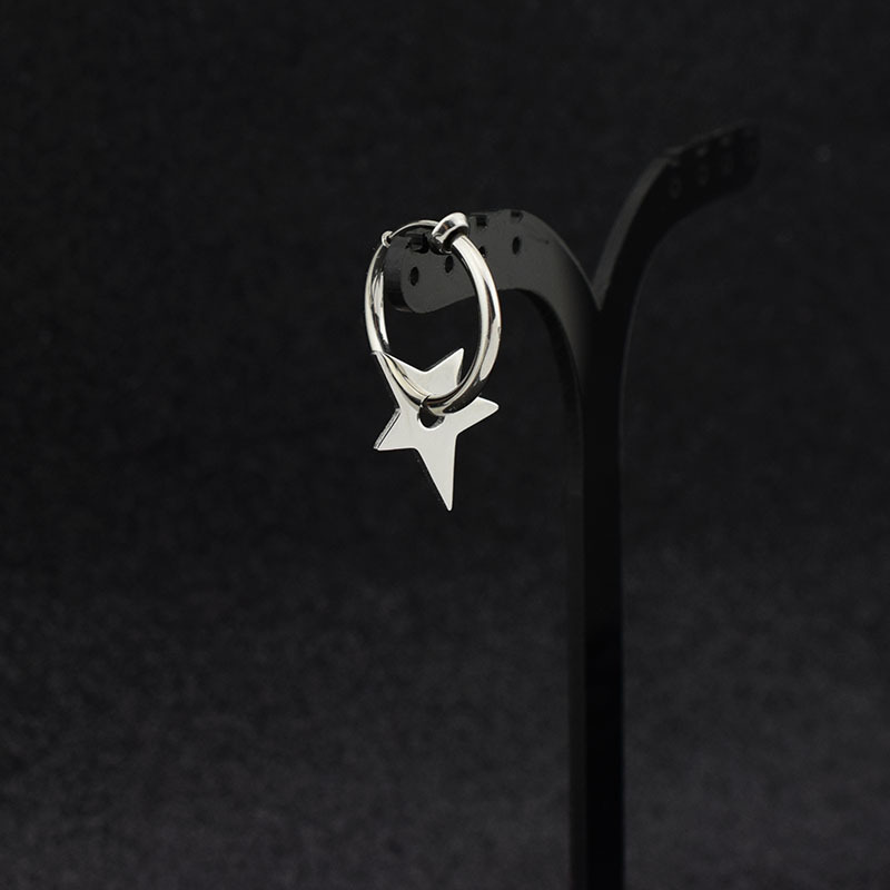 E036-Silver 2 (no ear hole an earring)