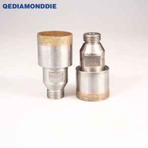 Foret diamanté en verre à tige filetée frittée de 75mm/95mm pour la coupe de carreaux de porcelaine et de carreaux de céramique Forets de qualité supérieure - Product Image 1