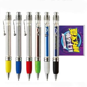 Stylo publicitaire en plastique avec drapeau rétractable, stylo à bannière déroulante, stylo à bille en papier économique avec logo personnalisé - Product Image 2