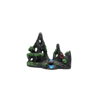 Ornements décoratifs pour aquarium, pièces de présentation de bonsaï, roche artificielle en résine, paysage aquatique simulé, rocaille miniature, poisson en boîte