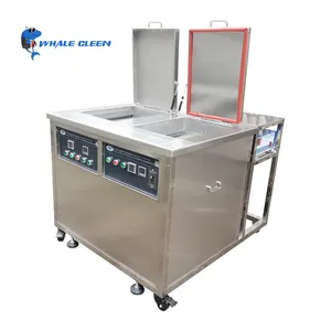 Blue Whale 40kHz Or 28kHz Two Tanks Professional Industrial Ultrasonic Cleaning Heating Drying Machine