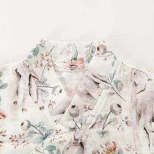 도매용 맞춤형 아기 대나무 섬유 의류 여름 꽃무늬 2T 미스터리 박스 및 아동복 공급업체 - Product Image 3