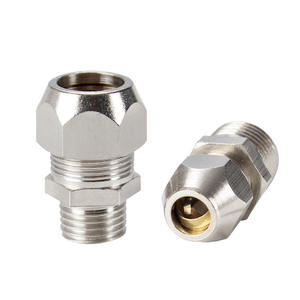 Raccords de compression PC8-01 8-02 4-01 10-02 pour conduites de cuivre, pièces de compresseur industriel pour la compression de tuyaux de dérivation - Product Image 3