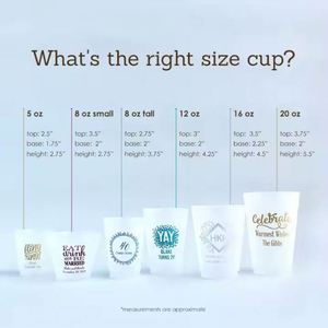 แก้วปาร์ตี้แบบกำหนดเอง แก้วพิมพ์ลายส่วนตัว แก้วทีมเจ้าสาว ของชำร่วยงานปาร์ตี้ - Product Image 5