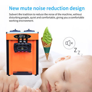 Máy Làm Kem Mặt Bàn Tiện Dụng Dễ Sử Dụng Máy Làm Hương Vị Hỗn Hợp 2 + 1 Kem - Product Image 5