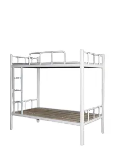 Школьное общежитие для студентов используется стальная кровать высокого и низкого размера двухъярусная металлическая кровать