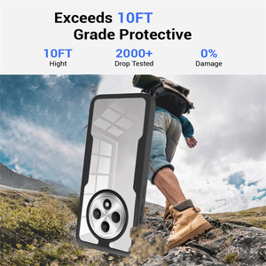 360° Vollschutz-Displayschutz Transparente Hülle für <span class=keywords><strong>Oppo</strong></span> Reno 12 F 4G / 5G / Reno 12 FS Stoßfeste Handyhülle - Product Image 6