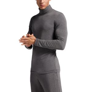 T-shirts pour hommes de luxe, coupe ajustée décontractée, en gros, vierges, respirants, tricotés, 180 grammes, manches longues, motif uni, anti-froissement, séchage rapide - Product Image 5