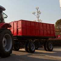 Tracteur agricole Remorque à benne basculante Tracteur agricole de 3 à 10 tonnes Remorque agricole à benne basculante Prix au Nigeria