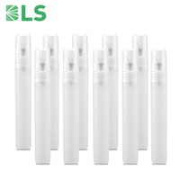 Flacon vaporisateur de parfum en plastique givré personnalisé de 6 ml, 8 ml, 10 ml, rechargeable, atomiseur fin pour voyage, emballage de parfum