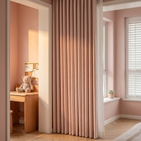 Rideaux occultants modernes personnalisés en tissu uni pour salon et extérieur, avec cantonnières, lot de 2 œillets, haute précision, résistants à la chaleur
