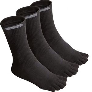 5 Toes Crew Cotton Athles <b>Running</b> <b>Socks</b> - Product Image 5