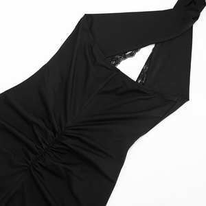 Viviblook C26JP232 Combinaison décontractée pour femme, nouvelle combinaison sexy sans manches, couleur unie, bretelles halter, combinaison une pièce - Product Image 6