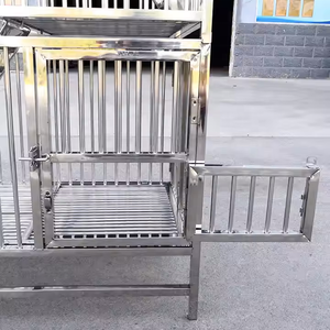 Grand PET veteriner kliniği üç katmanlı paslanmaz çelik kedi kafesi kedi ekran kafes veteriner ekipmanları - Product Image 6