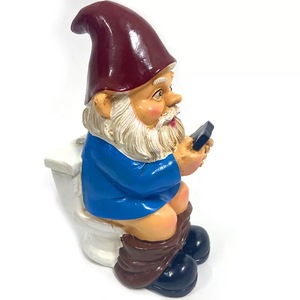 Figura Decorativa de Duende Travieso de Resina, Gnomo, <span class=keywords><strong>Enano</strong></span> Navideño para Jardín, Escultura para Césped, Imágenes de los Siete Enanos - Product Image 4