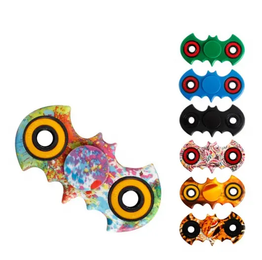 Anti Anxiety Gift 3D Fidget Spinner Toy Plastic Stress Relief Running Fidget Finger Hand Spinner