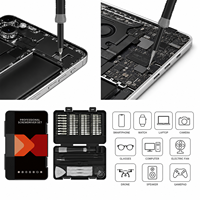 Jeu de tournevis de précision 58-en-1 avec manche en acier pour la réparation de téléphones portables Android et Apple, montres – Outil OEM en gros