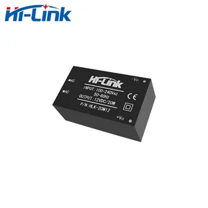 Conversor AC DC Hilink 20m12 Transformador de potência Paypal aceita entrada de 220V a 12V 20W Módulo de potência único Trade Assurance HLK-20M12