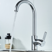 Robinet de cuisine chromé intelligent de luxe au design moderne à haute teneur en laiton Offres Spéciales Momali robinet de cuisine commercial