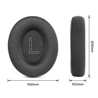 Nouveaux coussins d'accessoires de coussinets de remplacement en tissu maillé pour casque Razer Kraken V4/V4X/V4 Pro/Kitty V2 Pro