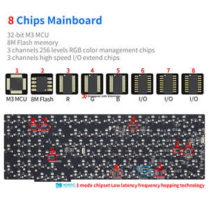 Беспроводная Механическая игровая клавиатура Skyloong <span class=keywords><strong>tkl</strong></span> с металлическим корпусом, 99 клавиш, частная форма, 2,4g, barebones - Product Image 4