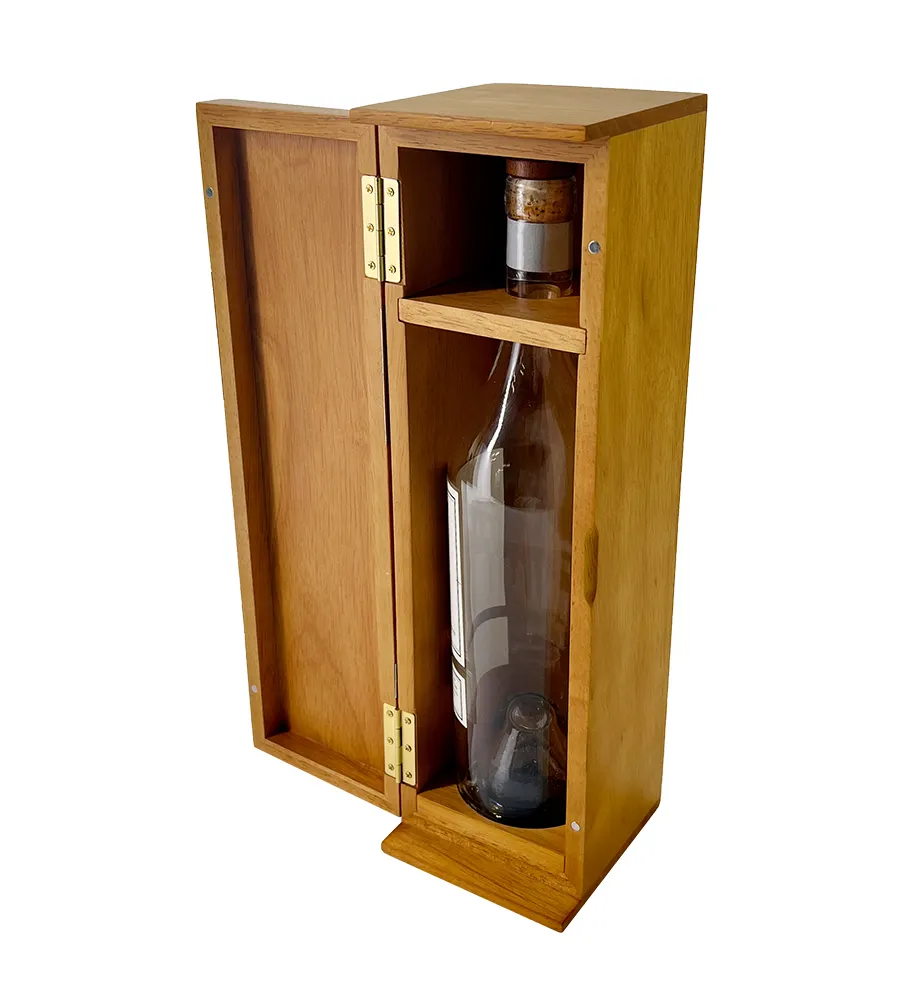 Scatola di legno di fabbrica scatola di vino di bambù scatola di vino regalo in legno massiccio scatola di imballaggio su misura per il vino