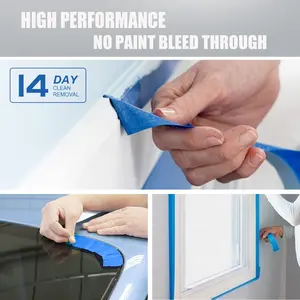 14 Tage UV Clean Removal Blue Original 2090 Multi-Surface Painters Tape, 1,88 Zoll x 60 Yards/Custom Logo