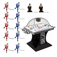 Table de jeu d'arcade d'intérieur Machine de jeu de balle de poussée Machine de hockey à bulles Ensemble complet de joueur de remplacement et rondelle