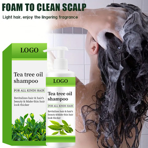 Champú Vegano Orgánico Sin Sulfatos de Marca Privada, Hidratante, Anticaída, con Árbol de Té y Agua de Arroz, Nutritivo para el Crecimiento del Cabello - Product Image 2