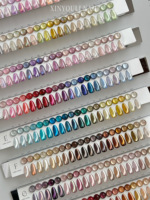 Nouvelle collection de vernis à ongles gel effet œil de chat 160 couleurs, formule sans HEMA/TPO, longue tenue, paillettes magnétiques, collection de manucure