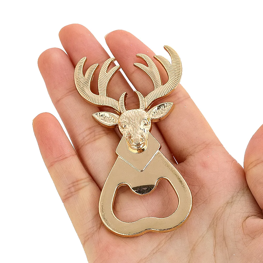 LUXURY elk shape Portable Bottle Opener metal Wine Beer bottle Opener Party Bar bottle opener for Kitchen Tools Accessories