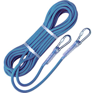 Corde de sécurité pour l'escalade 10,5 mm en nylon 66 avec mousqueton pour l'alpinisme et le sauvetage - Product Image 2