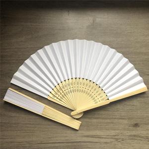 Tùy Chỉnh Thiết Kế 21Cm Tre Xương Sườn Giấy Gấp Tay <span class=keywords><strong>Fan</strong></span> Xách Tay Và Quảng Cáo DIY Sơn Rave <span class=keywords><strong>Fan</strong></span> - Product Image 3