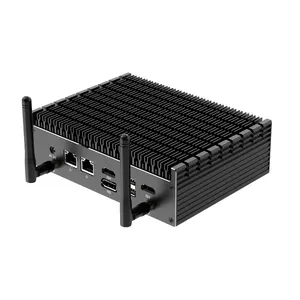 Fanless Mini PC In-tel 12th gen Core i5 i7 processor Barebone system HD+DP+Type-c Linux/Win11pro desktop mini pc computer