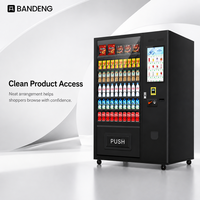 BANDENG 6610 22T - Gabinete Expendedor de Bebidas y Aperitivos con Caja de Control Portátil para Proyectos de Venta Minorista