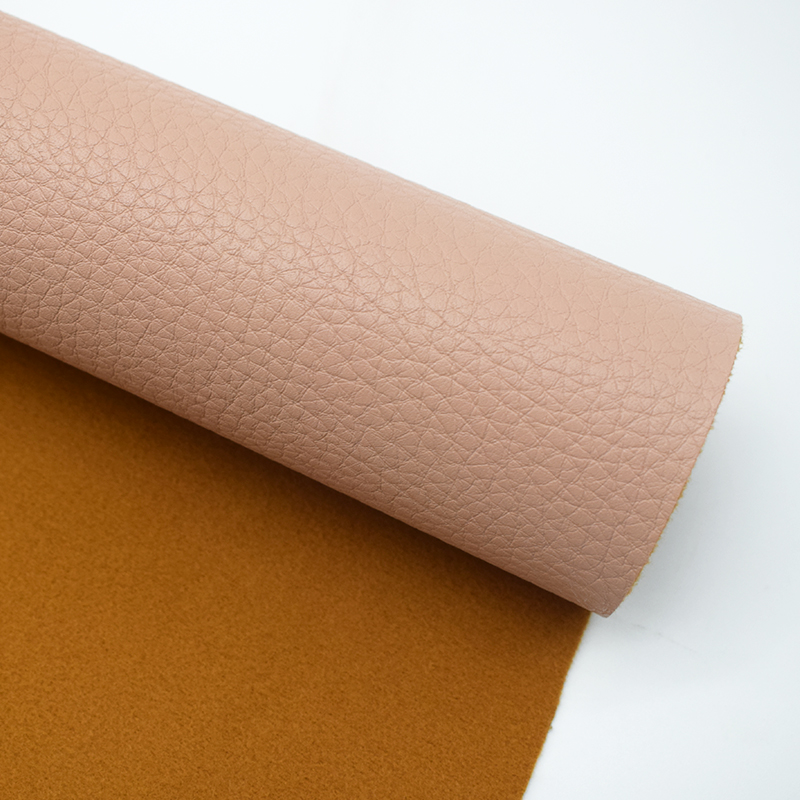 2023 New Pattern Solid Smooth Pu Synthetic Leather Vinyl Fabric for Bags Shoes Wallets