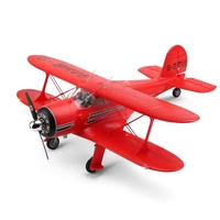 Avión de Control Remoto de 2.4GHz, Wltoys A300, Modelo Beech D17S, 3D/6G LED, Biplano de Plástico Grande para Armar, Tipo Caza