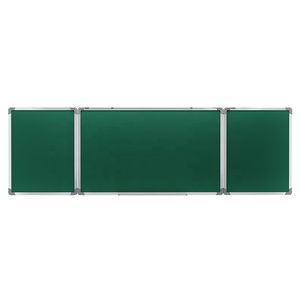 Tri-Gấp Màu Xanh Lá Cây Blackboard 100x300Cm Khung Gỗ Di Động Bảng phấn Với Phấn & Tẩy Cho Lớp Học Bảng Từ Tính - Product Image 2