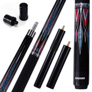 Oferta Especial: Taco <span class=keywords><strong>de</strong></span> <span class=keywords><strong>Billar</strong></span> <span class=keywords><strong>de</strong></span> Carbono Desmontable en 1/2, Punta <span class=keywords><strong>de</strong></span> 11.5mm/12.5mm, Rectitud Profesional <span class=keywords><strong>de</strong></span> 147cm con Extensión y Funda - Product Image 3