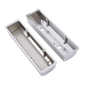 브리더 튜브와 SBC 제작 밸브 커버 작은 블록 Chevy 91017190 - Product Image 3