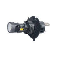 GOODZOOM Superhelle Mini H4 LED-Scheinwerferbirnen Fern- und Abblendlicht Plug-and-Play H4 Projektorlinse Auto Motorrad LED-Scheinwerfer