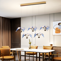 Lustre luxueux en acier inoxydable doré à LED dimmable avec garantie de 3 ans pour salon