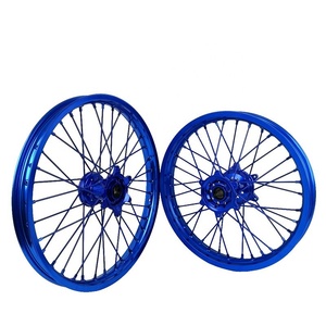 Jeu de roues de motocross 21 18 19 pouces pour Yamaha <span class=keywords><strong>YZ</strong></span> <span class=keywords><strong>125</strong></span> 250 YZF 450 7050-T6 en aluminium CNC anodisé, jantes de course durables pour moto tout-terrain - Product Image 3