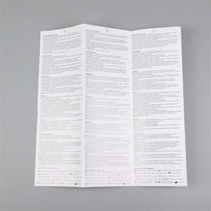 Libro di istruzioni per il prodotto con profilo aziendale piegato in carta istruzioni per il prodotto manuale con volantino personalizzato - Product Image 5