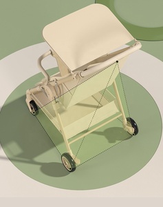 Passeggini per bambini e neonati appena lanciati e popolari. Sono leggeri, stabili, semplici e sono dotati di un parasole pieghevole. - Product Image 3
