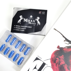 Cápsulas de Energía Herbal Azul Natural al por Mayor para la Salud Masculina y Apoyo Inmunológico, Servicio de Marca Privada con Certificación GMP - Product Image 1